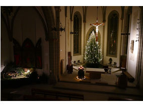 Es weihnachtet in St. Crescentius (Foto: Karl-Franz Thiede)